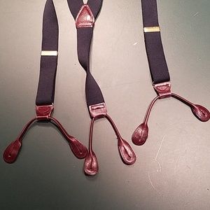 Leather suspenders